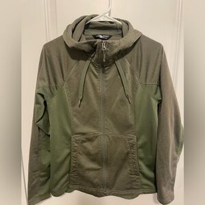 The North Face Olive and Dark Green Performance Jacket